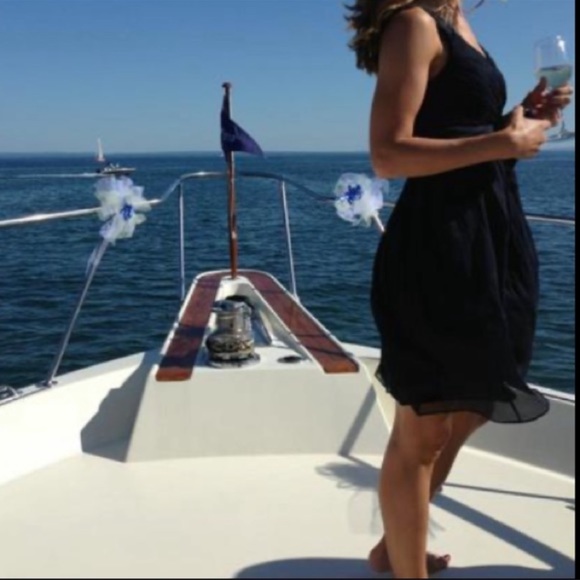 💙J. CREW💙V-NECK DRESS WITH SATIN SASH💙 - Picture 2 of 7